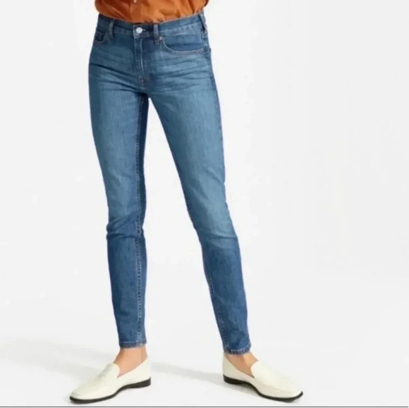 Everlane Classic Go to Mid-Rise Skinny Cotton Stretch Blend Jeans(29) - Picture 1 of 10